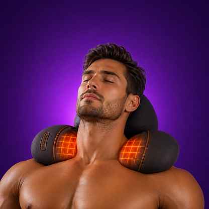 ULTRON™ ALMOHADA CERVICAL 3 EN 1 — CALOR TERAPÉUTICO, VIBRACIÓN Y TRACCIÓN PARA EL CUELLO CON ESPUMA VISCOELÁSTICA