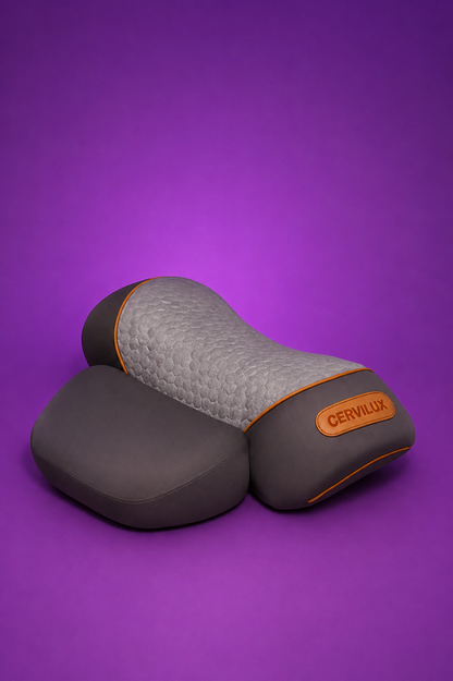 ULTRON™ ALMOHADA CERVICAL 3 EN 1 — CALOR TERAPÉUTICO, VIBRACIÓN Y TRACCIÓN PARA EL CUELLO CON ESPUMA VISCOELÁSTICA