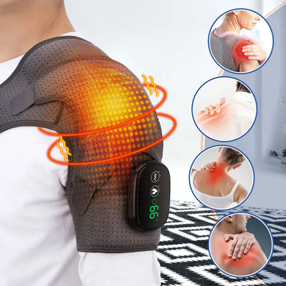 Masajeador Eléctrico de Hombros con Calor, Vibración