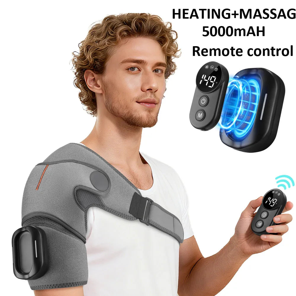 Masajeador Eléctrico de Hombros con Calor, Vibración