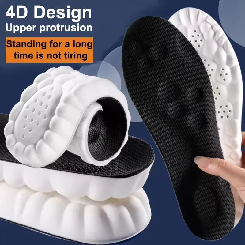 Plantillas deportivas 4D con tecnología Cloud — máxima comodidad y amortiguación al caminar y correr