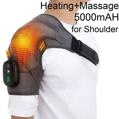 Masajeador Eléctrico de Hombros con Calor, Vibración