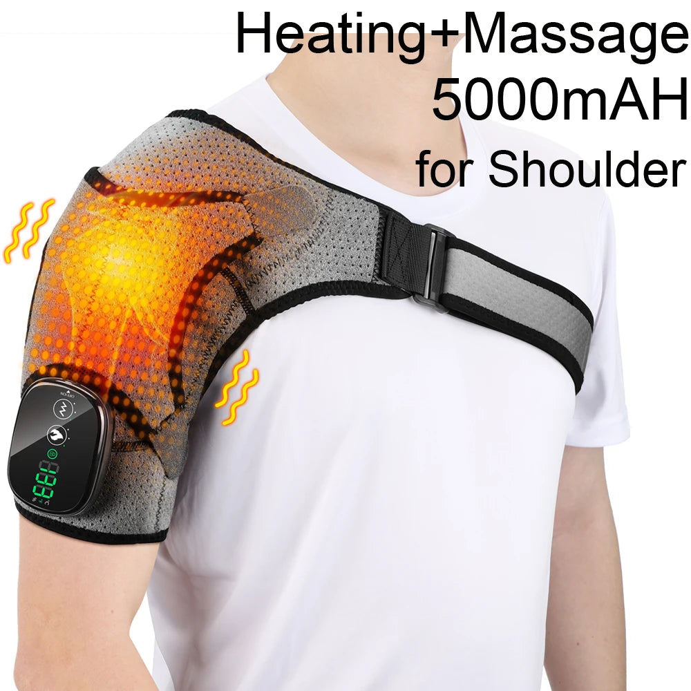 Masajeador Eléctrico de Hombros con Calor, Vibración