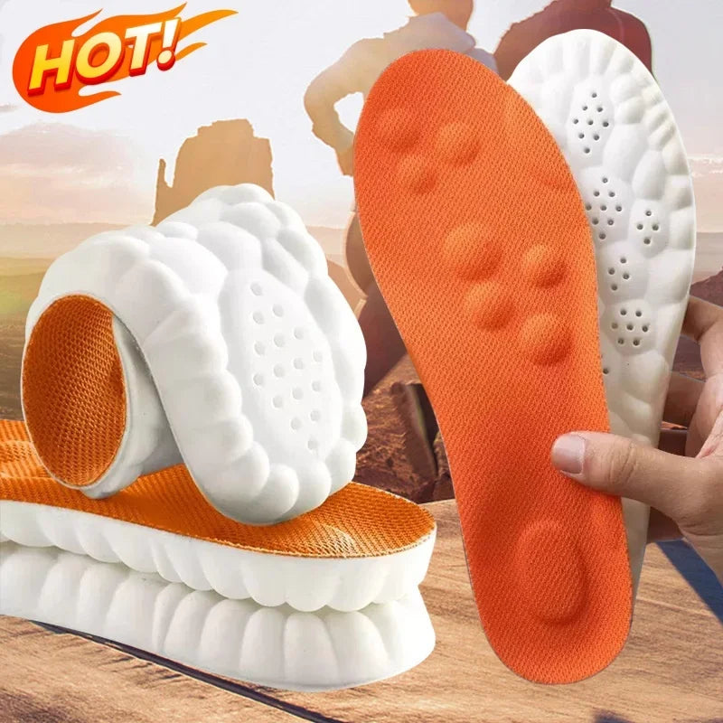 Plantillas deportivas 4D con tecnología Cloud — máxima comodidad y amortiguación al caminar y correr